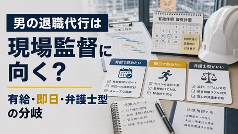 男の退職代行は現場監督に向くかのアイキャッチ画像